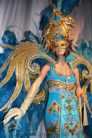 Lake Charles, LA - Mardi Gras Museum - Blue-Gold Lady