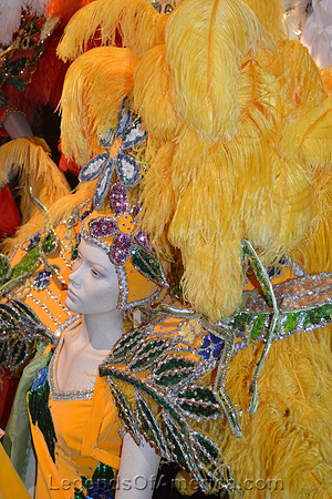 Lake Charles, LA - Mardi Gras Museum - Yellow Lady