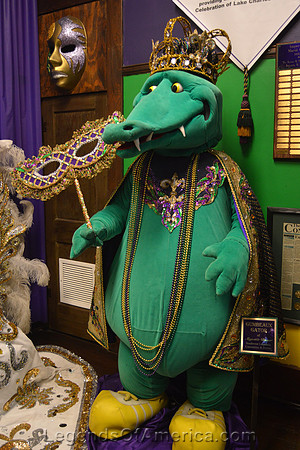 Lake Charles, LA - Mardi Gras Museum - Gator