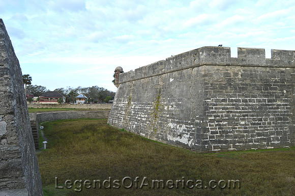 St. Augustine, FL - Castillo de San Marcos Walls