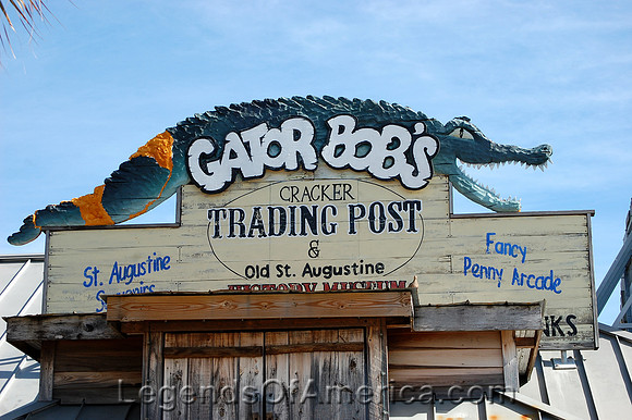 St. Augustine, FL - Gator Bobs Sign