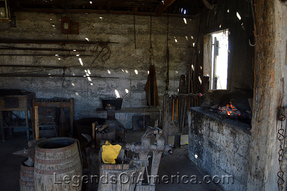 St. Augustine, FL - Colonial Quarter Blacksmith Shop