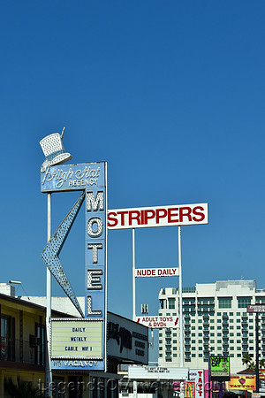 Las Vegas, NV - Strippers Sign