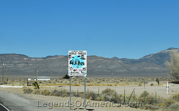 Crystal Springs, NV - A'le'Inn Sign