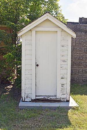 Logan, KS - Towanda School Outhouse