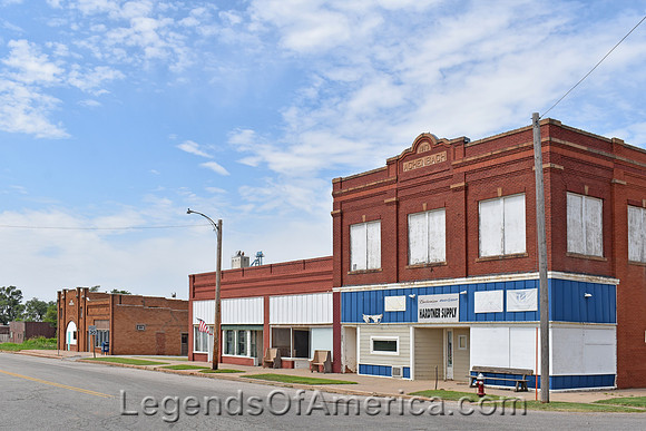 Hardtner, KS - Main Street Buildings
