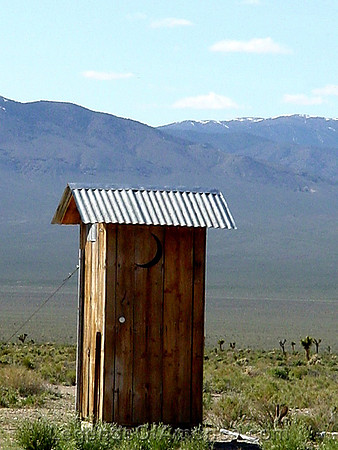 Gold Point, NV - Outhouse