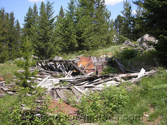 Granite , MT - Collapsed Building