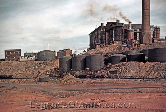 Copperhill, TN - Copper mining and sulfuric acid plant