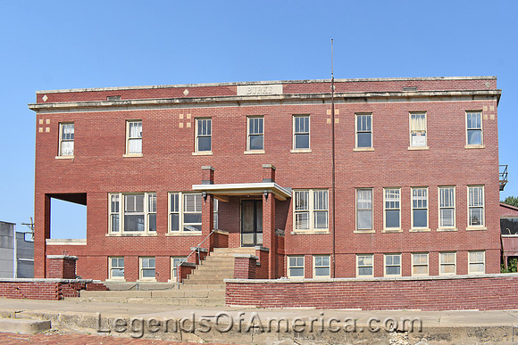 Little River, KS - Burke Hotel