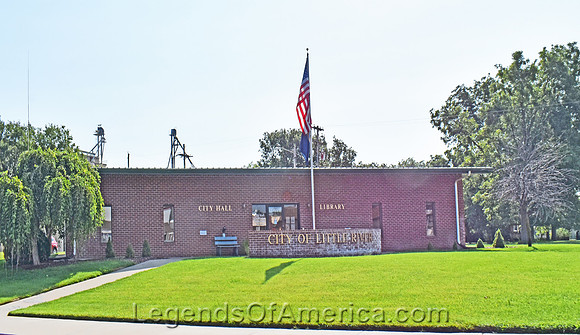 Little River, KS - City Hall-Library