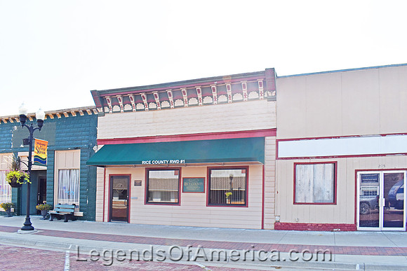 Little River, KS - Main Street Buildings