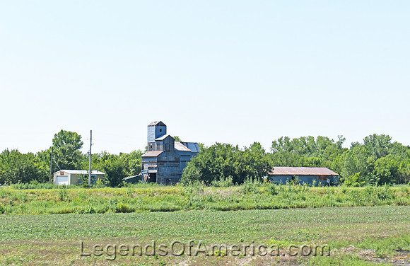 Strong City, KS - Silo and Barns Near