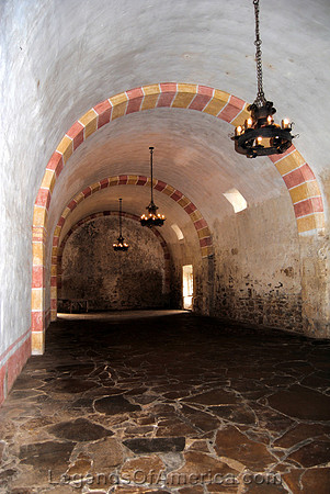 San Antonio, TX - Mission San Jose - Side Building Interior