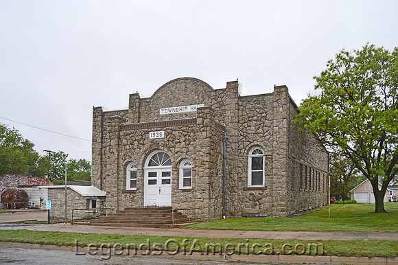 Bogue, KS - Township Hall