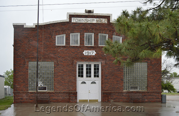 Palco, KS - Township Hall