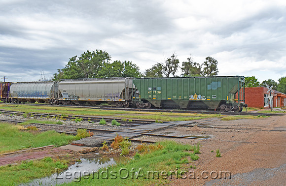 Burdett, KS - Train