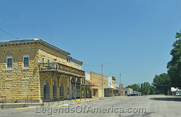 Hill City, KS - Empty Main Street Buildings