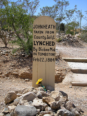 Tombstone, AZ - Boothill - John Heath Grave