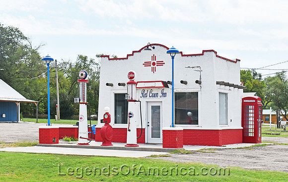 Cawker City, KS - Restored Gas Station - 2