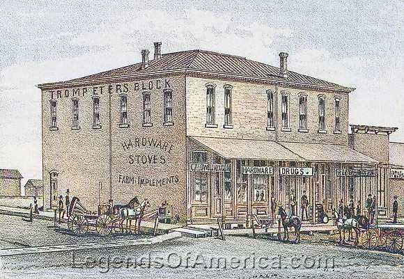 Willis, KS - Trompeter General Merchandise, 1887.