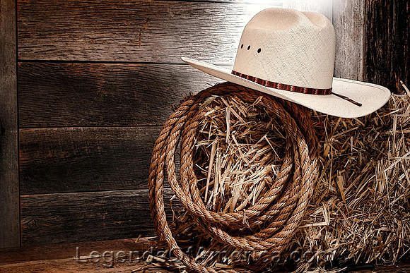 Cowboy Hat and Rope