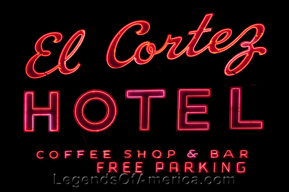 Las Vegas, NV - El Cortez Hotel Sign