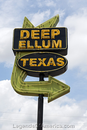 Dallas, TX - Deep Ellum Sign