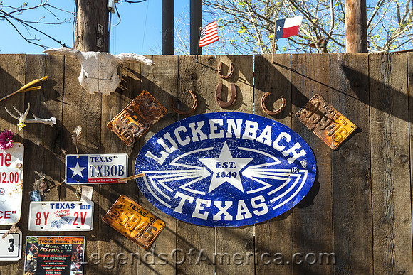 Luckenbach, TX - Sign