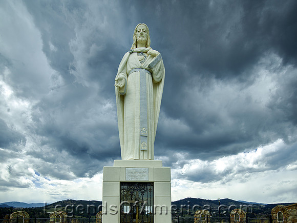 Golden, CO - Sacred Heart of Jesus statue