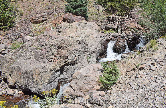 Creede, CO - Bachelor Loop Willow Creek Waterfall