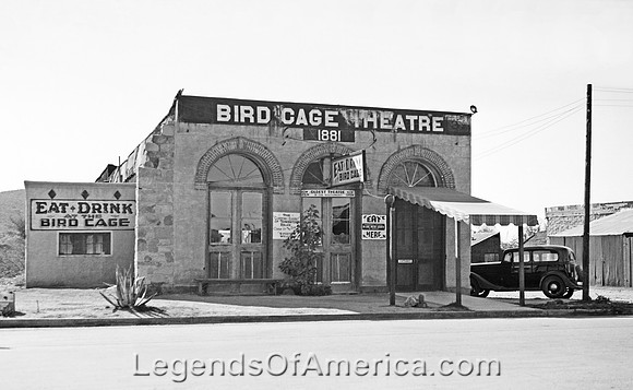Tombstone, AZ - Bird Cage Theatre, 1933