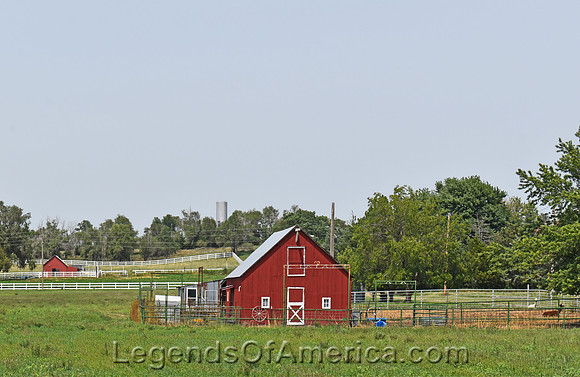 Raymond, KS - Red Barns
