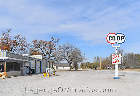 Bartlett, KS -  Co-op Service Station