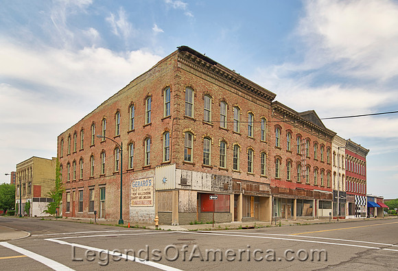 Elmira, NY - Abandoned downtown business block