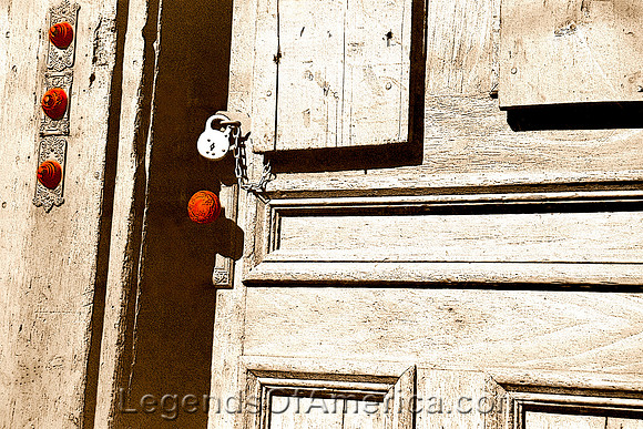 Manchester, NH - Padlocked Door