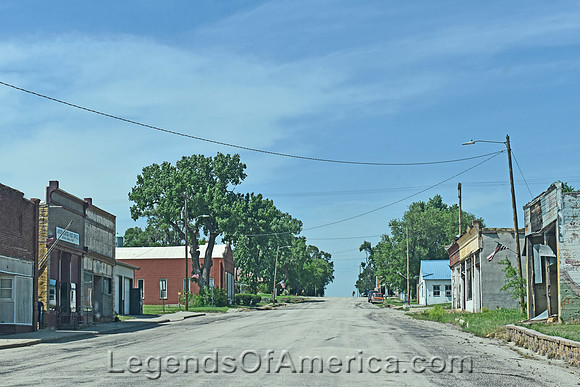 Beverly, KS - Main Street