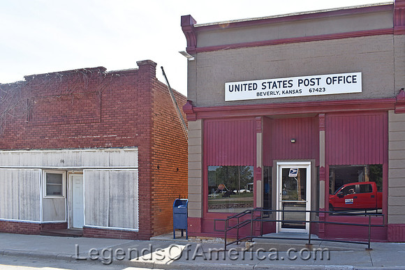 Beverly, KS - Main Street Buildings