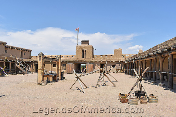 Bent's Fort, CO - Courtyard - 3