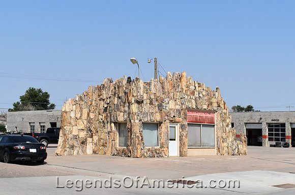 Lamar, CO - Petrified Wood Building