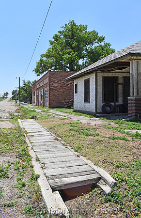 Clayton, KS - Wooden Sidewalk