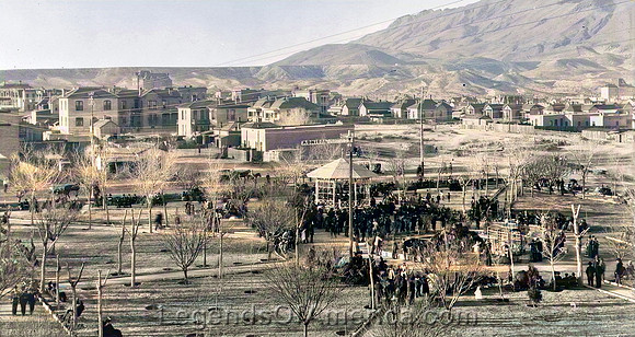 El Paso, TX - Plaza, 1885