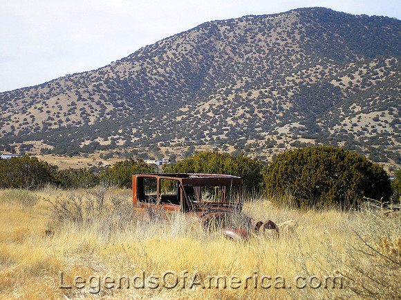 White Oaks, NM - Old Ruste Car