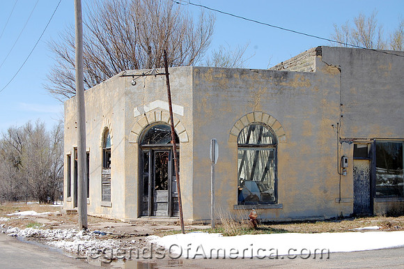 Brownell, KS - Old Bank Building