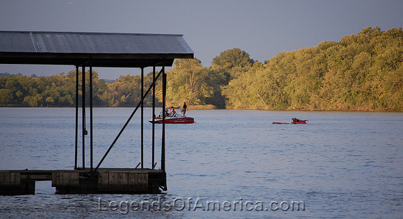 Lake of the Ozarks - Tubers at Sunset