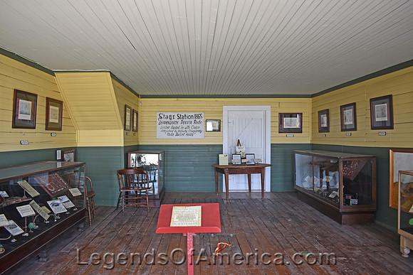 Wallace, KS - Fort Wallace Pond Creek Stage Station Interior