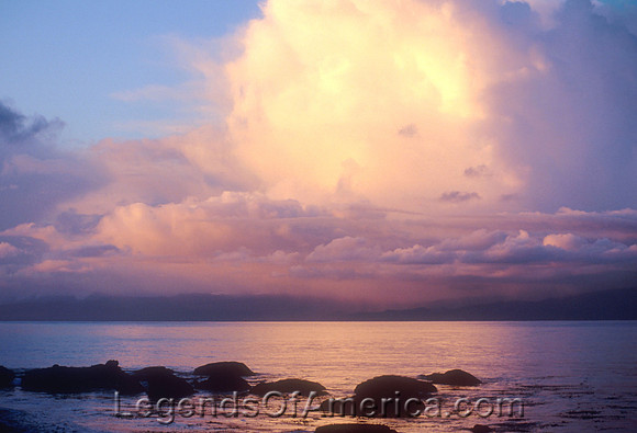 Strait of Juan de Fuca Highway, WA - Sunset