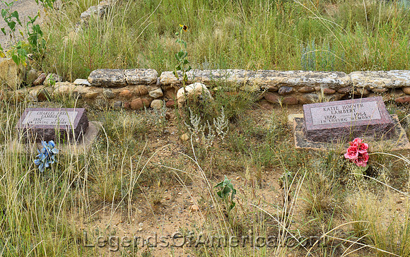 Cimarron, NM - Cemetery - Fred Lambert & Wife