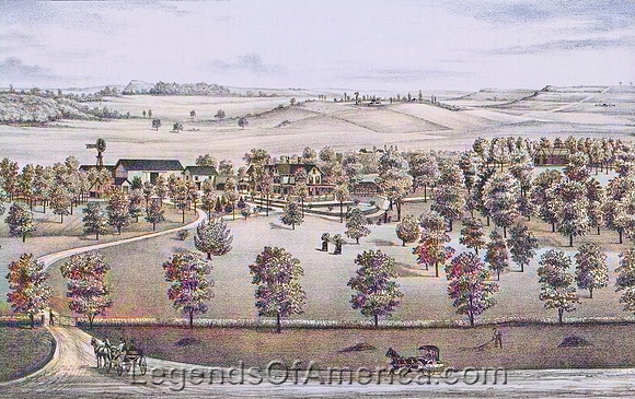 Douglas County, KS - Robinson Oak Ridge Farm Colorized