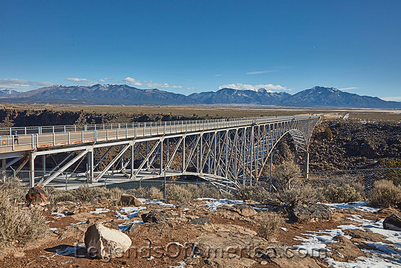 Taos County, NM - Rio Grande Bridge